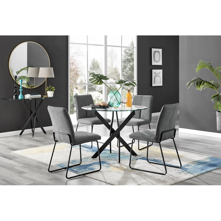 Oak effect dining discount chairs